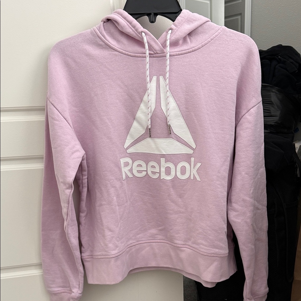 Reebok Light Pink Pullover Hoodie